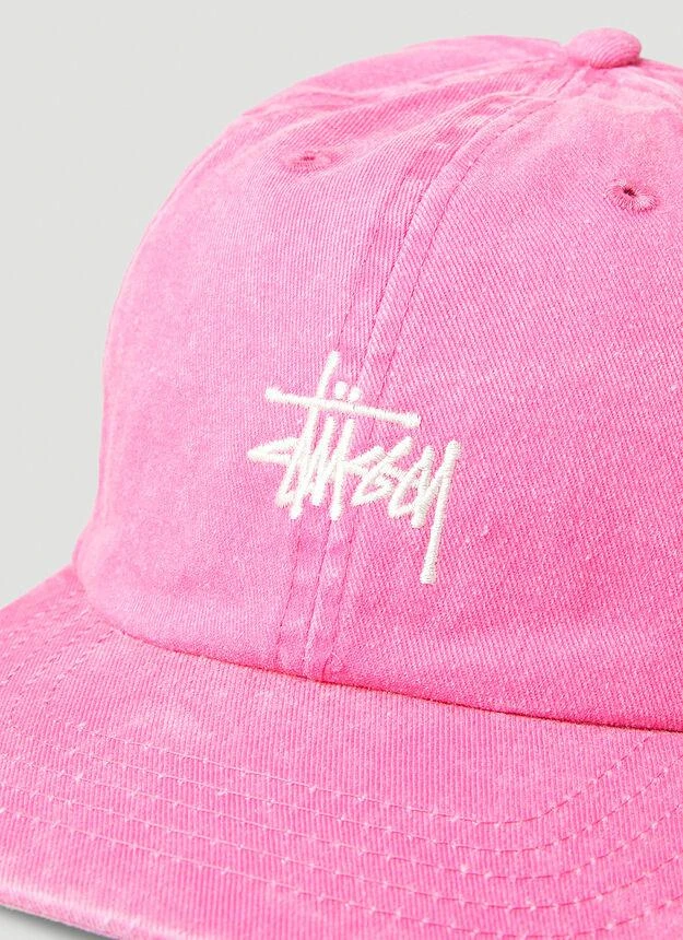 商品STUSSY|Washed Stock Low Pro Cap in Pink,价格¥236,第4张图片详细描述