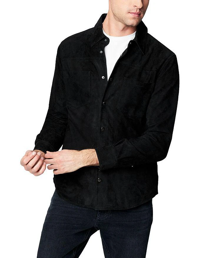 商品Blank NYC|Leather Shirt Jacket,价格¥2234,第1张图片