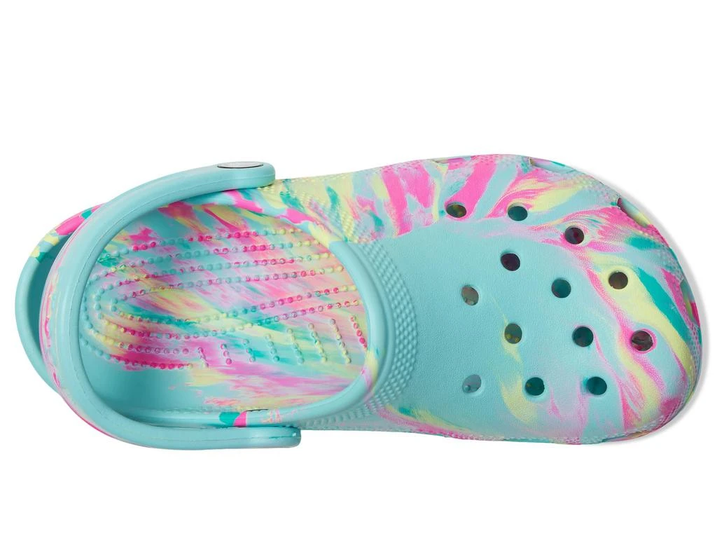 商品Crocs|Classic Marbled Tie-Dye Clog (Little Kid/Big Kid),价格¥268,第2张图片详细描述