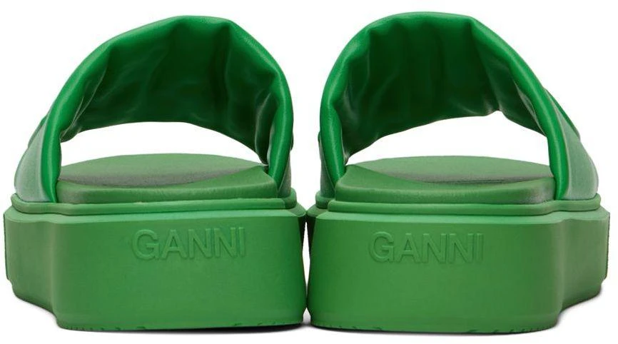 商品Ganni|Green Vegea Slides,价格¥928,第2张图片详细描述