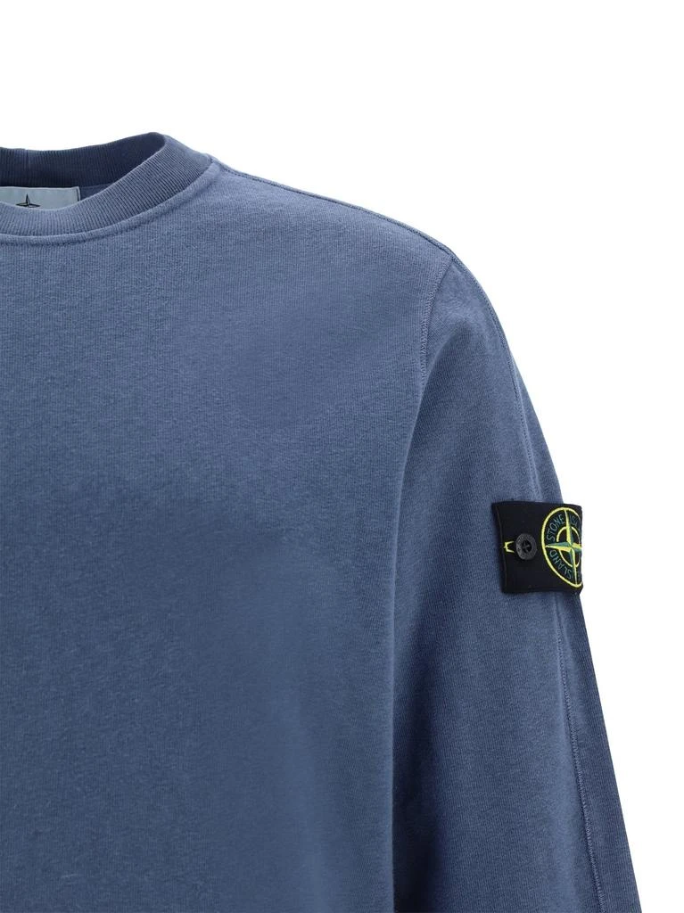 商品Stone Island|Stone Island Logo Patch Crewneck Sweatshirt,价格¥2560,第3张图片详细描述