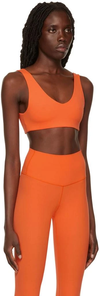 商品Splits59|Orange Nylon Sport Bra,价格¥190,第2张图片详细描述