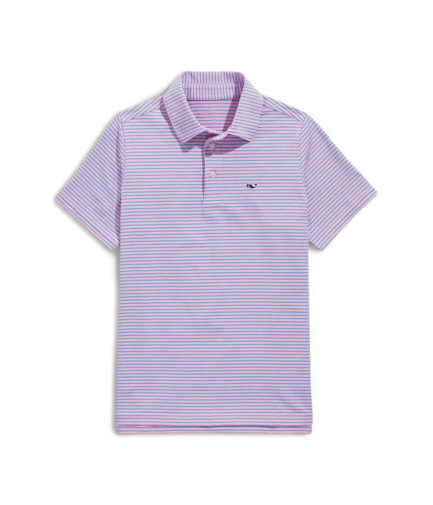 商品Vineyard Vines|Bradley Stripe Sankaty Polo (Toddler/Little Kids/Big Kids),价格¥278,第1张图片