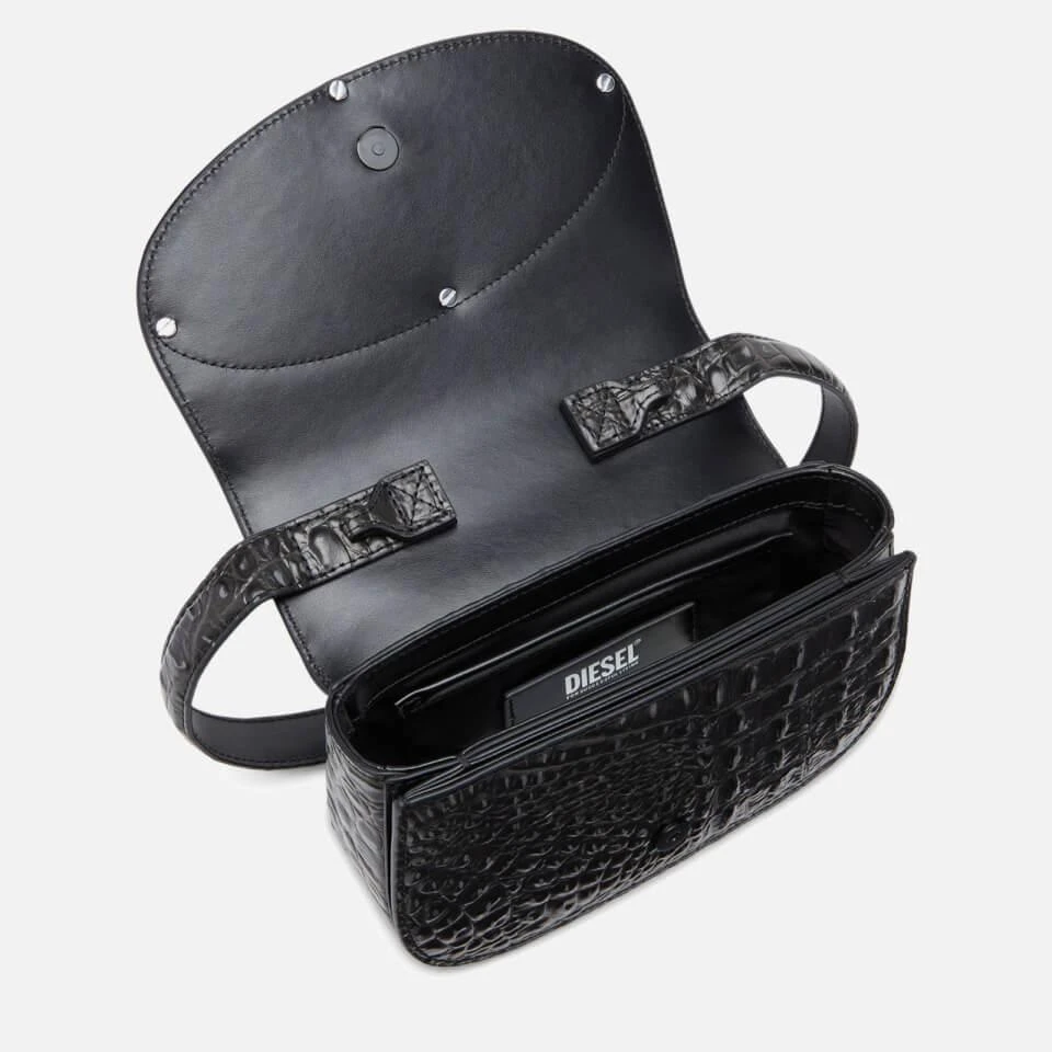 商品Diesel|Diesel 1DR Croc-Effect Leather Shoulder Bag,价格¥3532,第3张图片详细描述