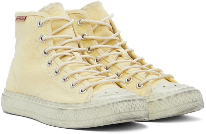 商品Acne Studios|Yellow Ballow Tumbled High Sneakers,价格¥1074,第4张图片详细描述