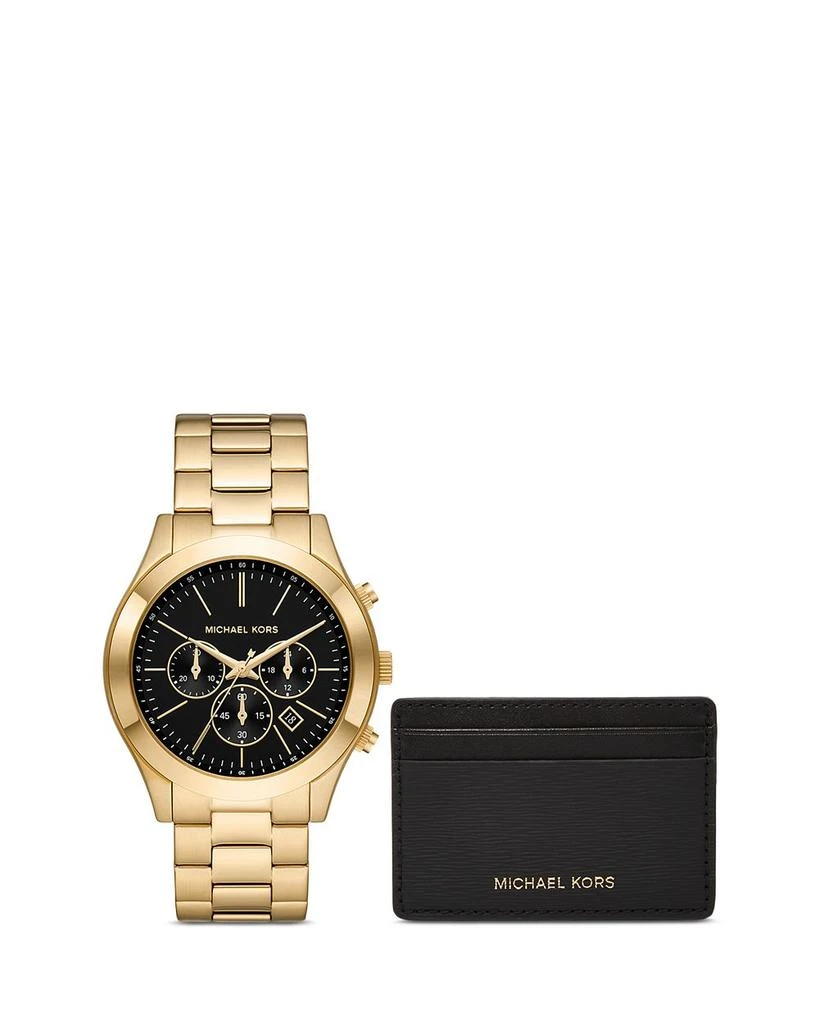 商品Michael Kors|Slim Runway Chronograph, 44mm Gift Set,价格¥2197,第1张图片