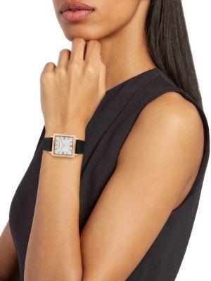 商品Emporio Armani|30MM Rose Goldtone Stainless Steel & Leather Strap Watch,价格¥965,第4张图片详细描述