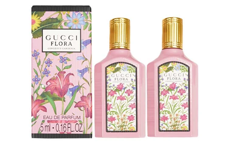 商品[国内直发] Gucci|古驰 绮梦栀子香型女士 香水体验装 香水EDP 小样版 无喷头香气宜人 5ml/5ml*2/7.4ml,价格¥115,第4张图片详细描述