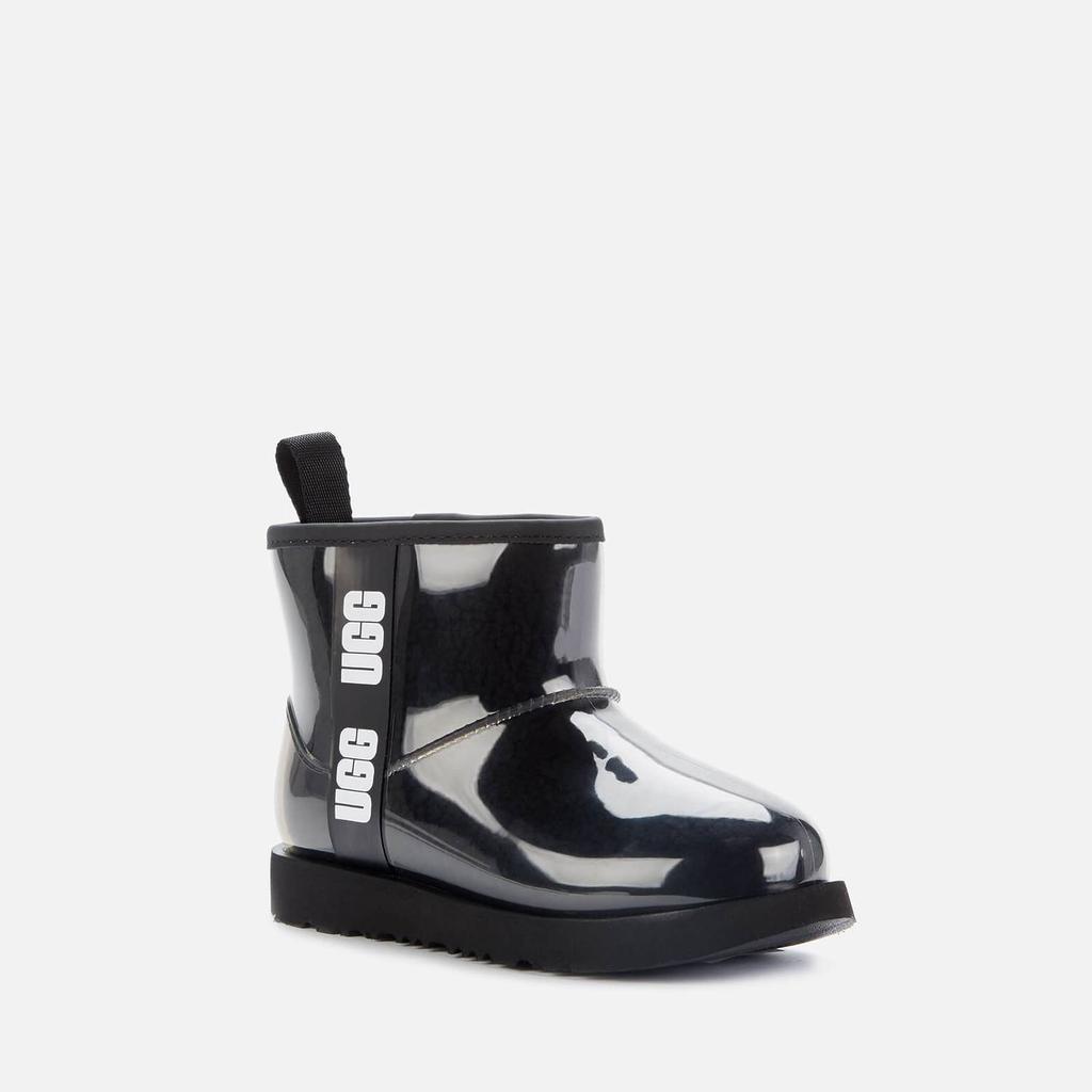 商品UGG|UGG Kids' Classic Clear Mini Waterproof Boots II - Black,价格¥845,第4张图片详细描述