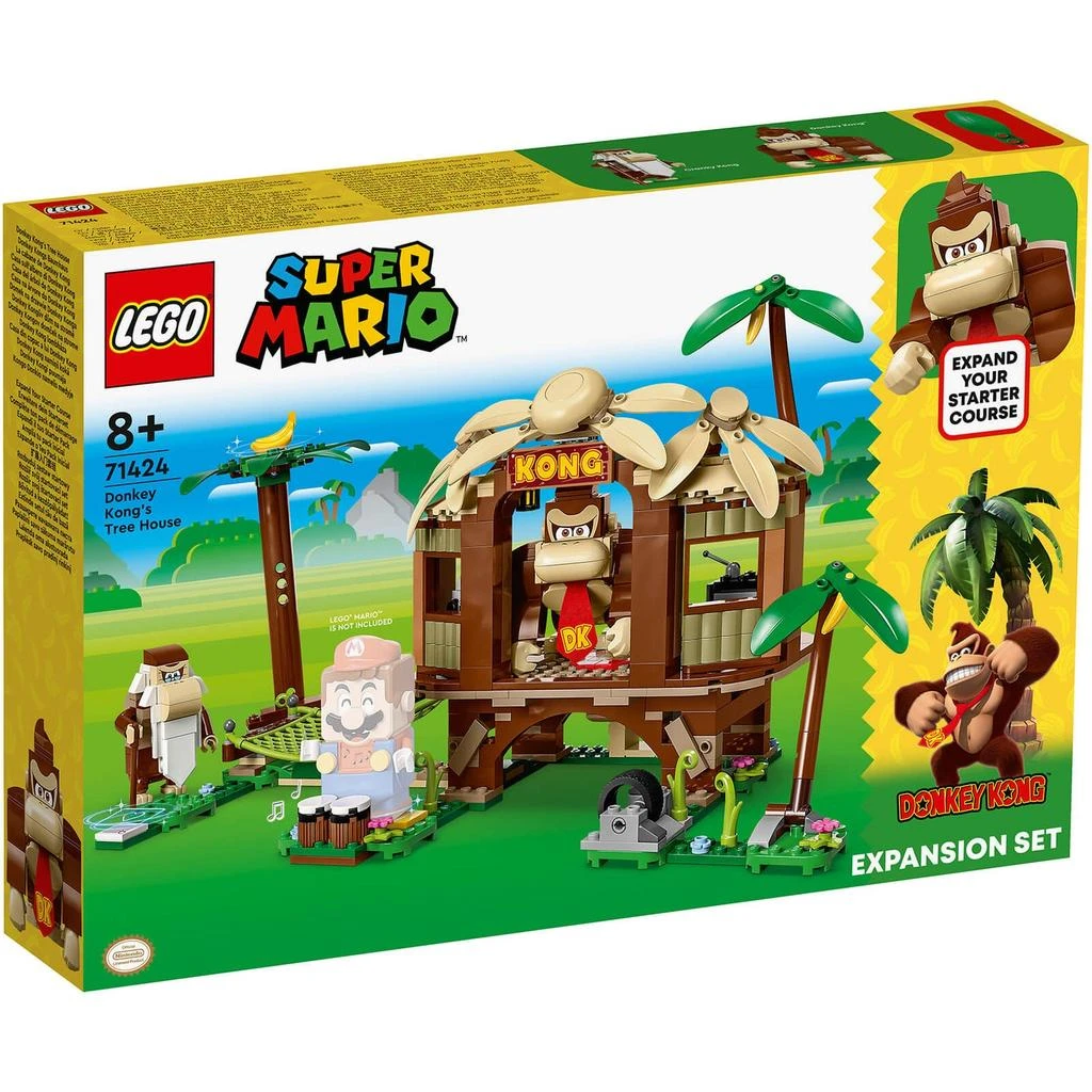 商品LEGO|LEGO Super Mario Donkey Kong's Tree House Expansion Set 71424,价格¥548,第2张图片详细描述