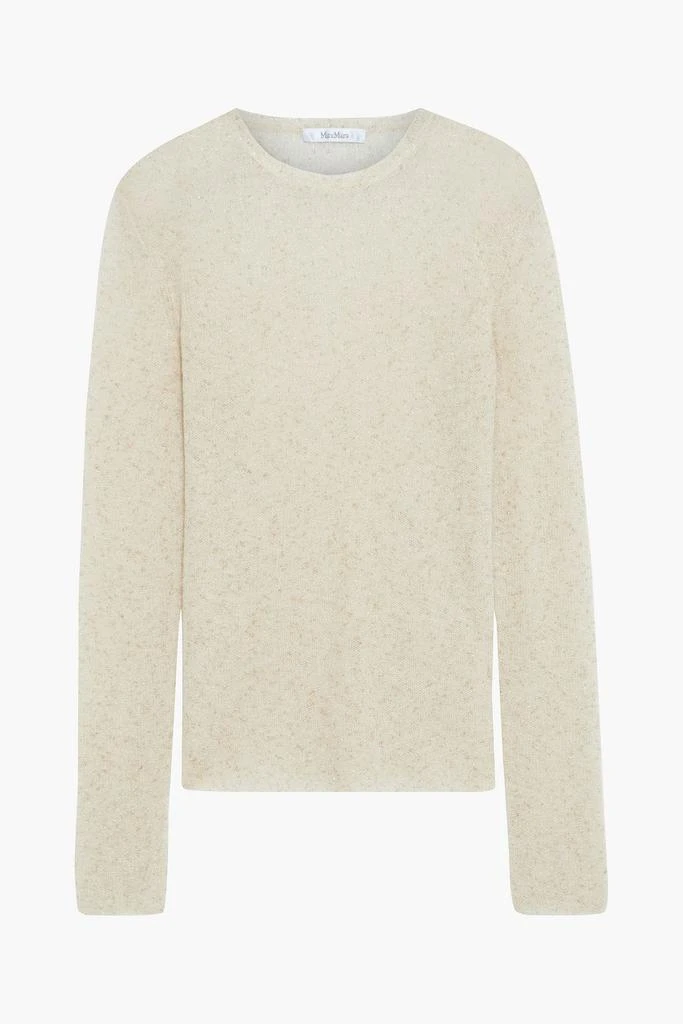 商品Max Mara|Teheran metallic crochet-knit sweater,价格¥678,第3张图片详细描述