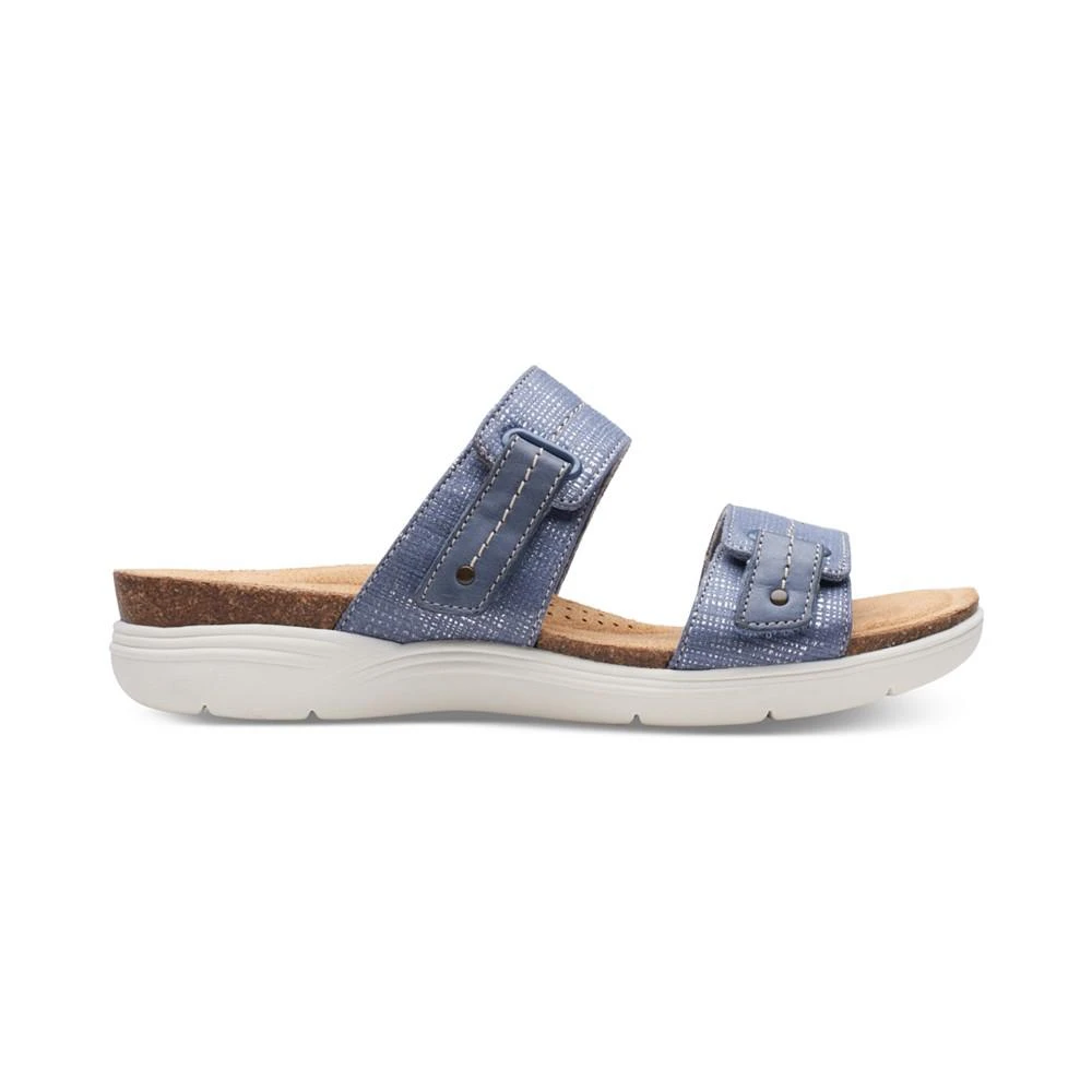 商品Clarks|Women's April Dusk Slip-On Slide Sandals,价格¥425,第2张图片详细描述