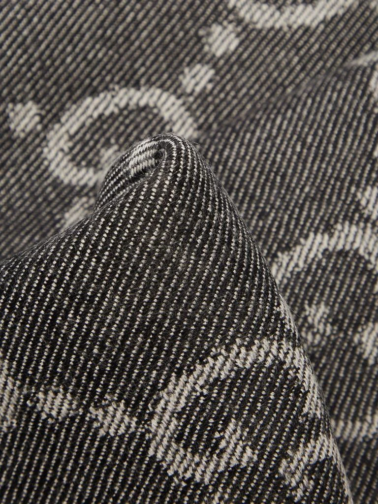 商品Gucci|GG logo-jacquard wool scarf,价格¥3654,第3张图片详细描述