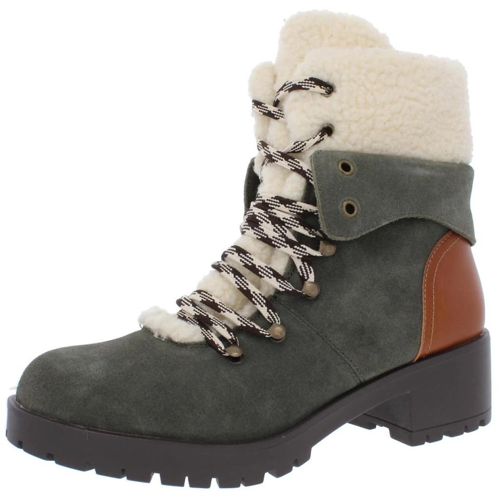 商品SKECHERS|Skechers Womens Trail Troop Leather Hiker Mid-Calf Boots,价格¥268,第1张图片