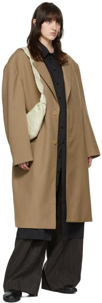 商品Lemaire|Tan Polyester Trench Coat,价格¥3462,第4张图片详细描述