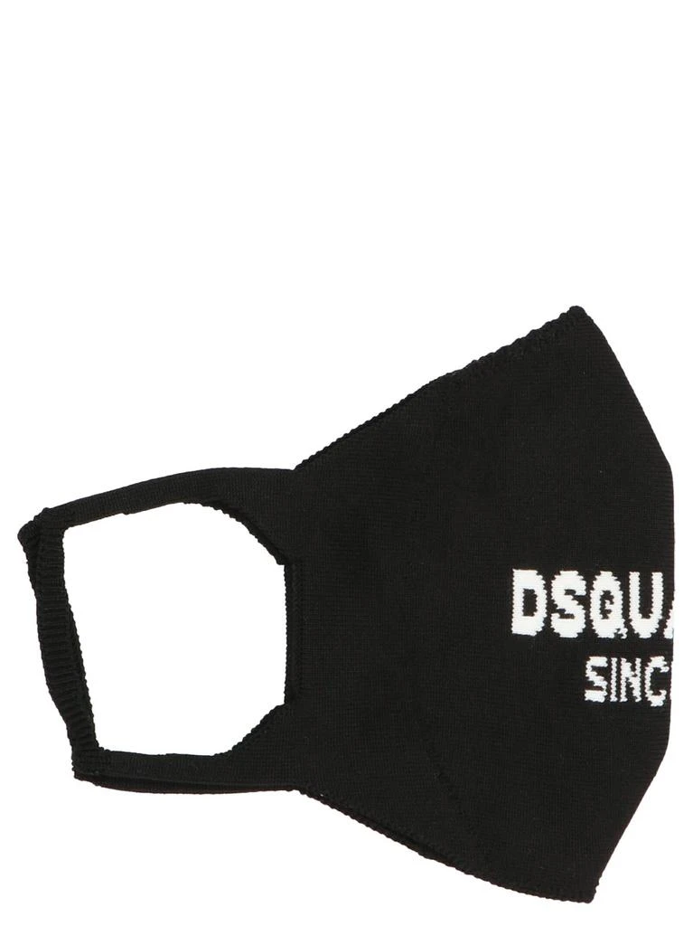 商品DSQUARED2|Dsquared2 Logo Intarsia Knitted Face Mask,价格¥449,第3张图片详细描述