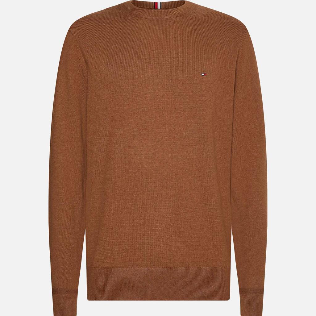 Tommy Hilfiger Men's Pima Organic Cotton Cashmere Jumper - Desert Khaki商品第1张图片规格展示