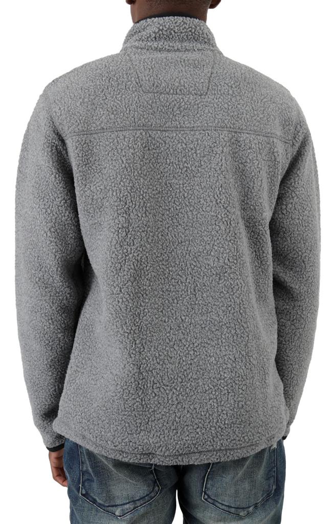 (104991) Relaxed Fit Fleece Pullover - Granite Heather商品第3张图片规格展示