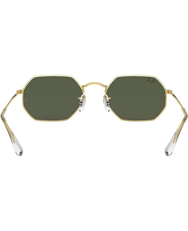 Ray-Ban Gold Octagonal Metal Green Unisex Sunglasses RB3556N 001 53 商品
