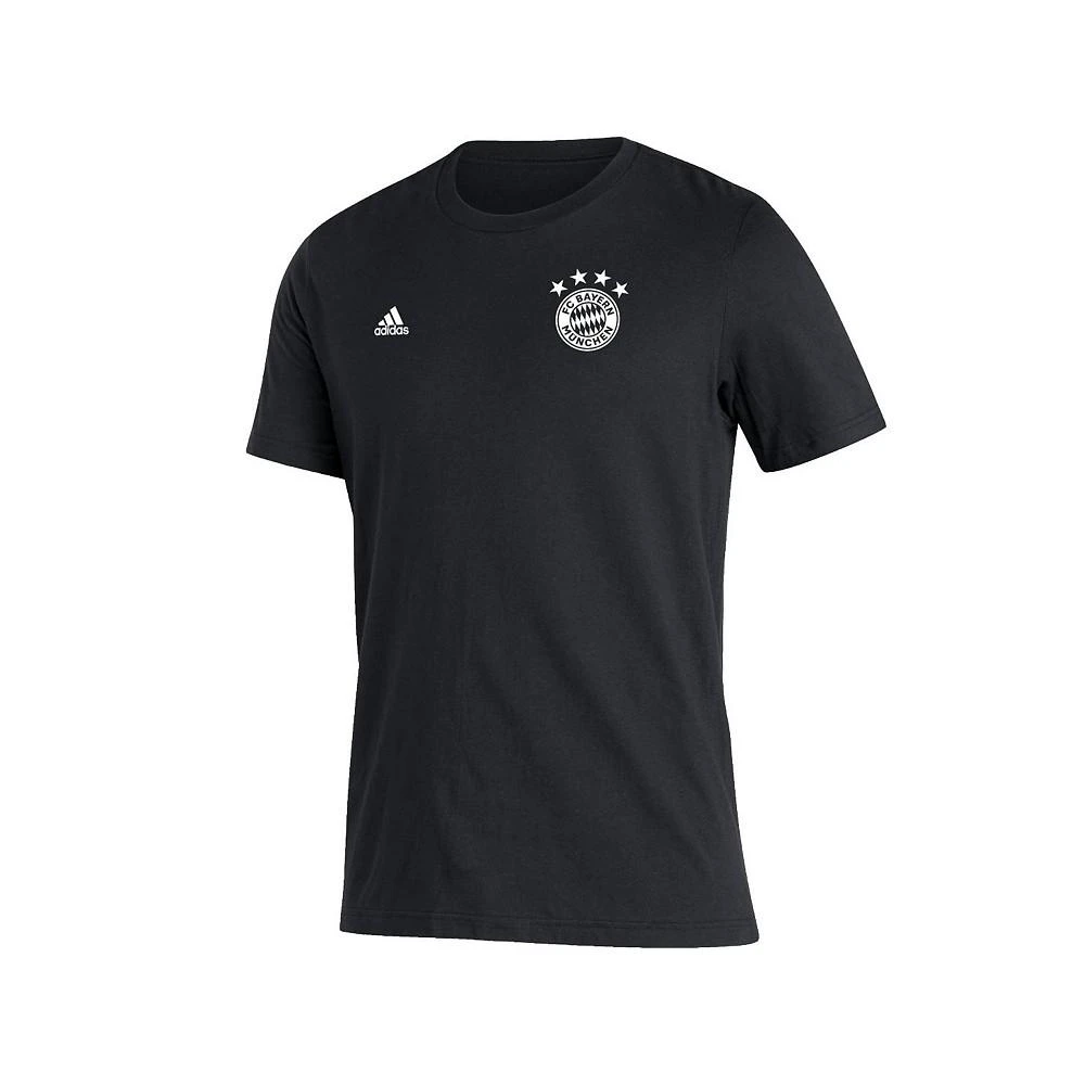 商品Adidas|Men's Alphonso Davies Black Bayern Munich Amplifier Name and Number T-shirt,价格¥301,第3张图片详细描述