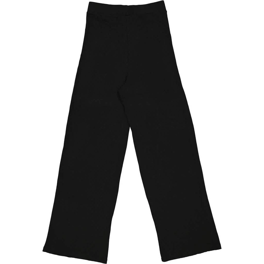 商品Fila|Fila Ladies Black Dasha Ribbed Wide Trousers, Size Medium,价格¥253,第2张图片详细描述