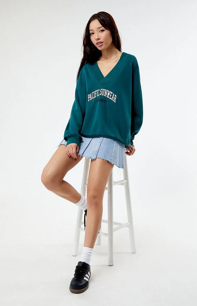 商品PacSun|Pacific Sunwear Sport V-Neck Sweatshirt,价格¥275,第1张图片
