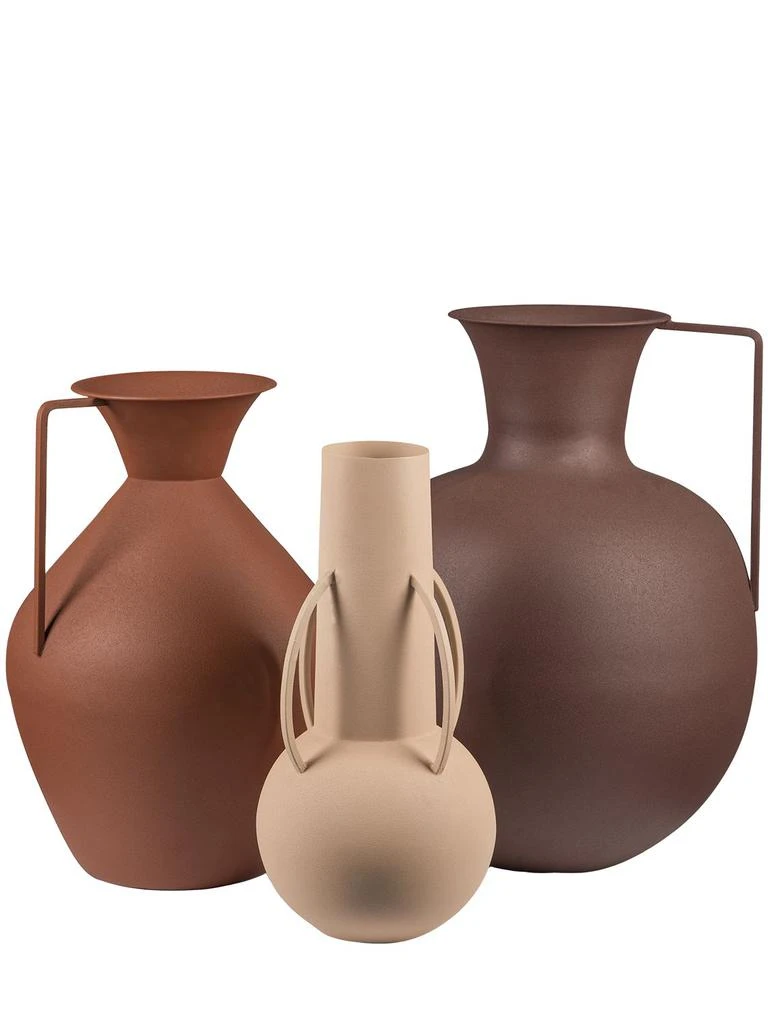 商品POLSPOTTEN|Set Of 3 Roman Brown Vases,价格¥1887,第1张图片