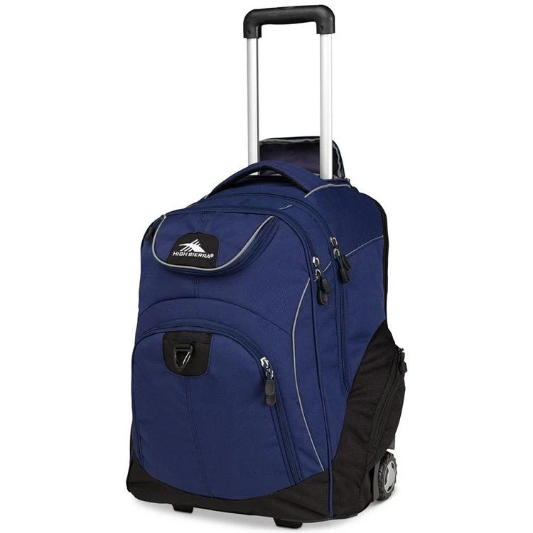 商品High Sierra|Powerglide Rolling Backpack in True Navy,价格¥1196,第1张图片