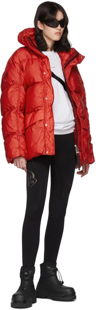 商品Moncler|SSENSE Exclusive 6 Moncler 1017 ALYX 9SM Red Down Eris Jacket,价格¥23714,第5张图片详细描述