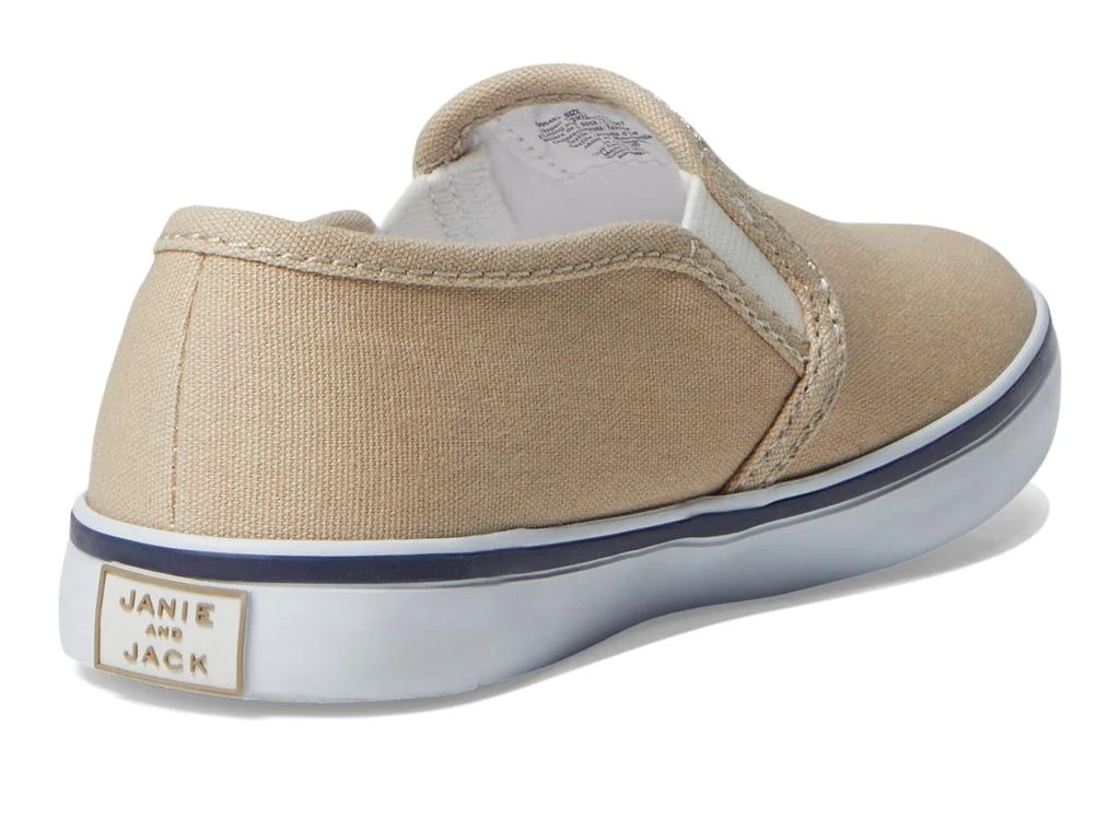 商品Janie and Jack|Linen Slip-On Sneakers (Toddler/Little Kid/Big Kid),价格¥361,第5张图片详细描述