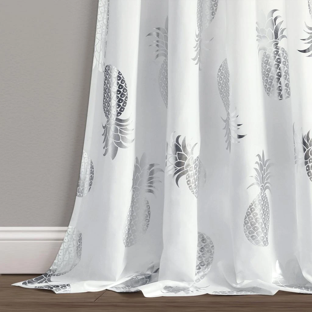 商品Lush Decor|Pineapple Toss Window Curtain Panel Set,价格¥307,第5张图片详细描述
