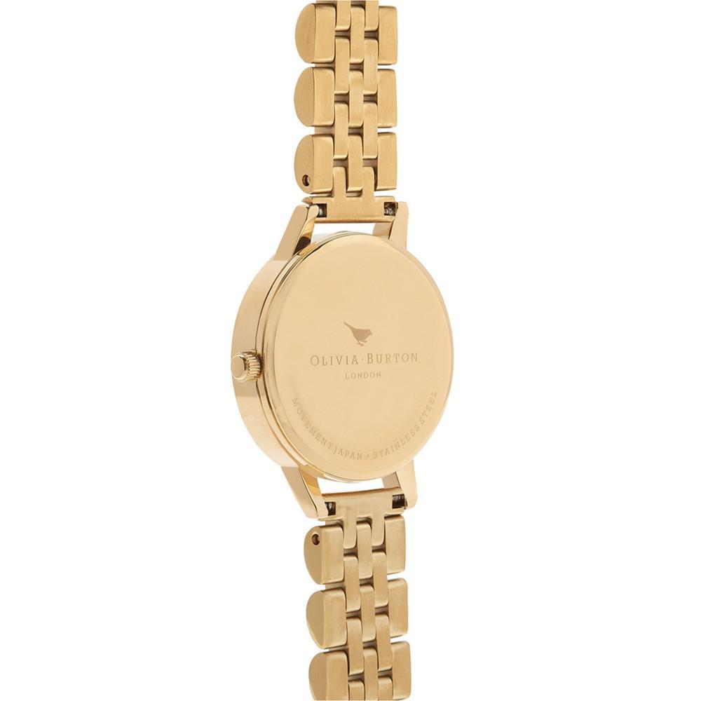 商品Olivia Burton|Women's Gold-Tone Stainless Steel Bracelet Watch 30mm,价格¥826,第5张图片详细描述