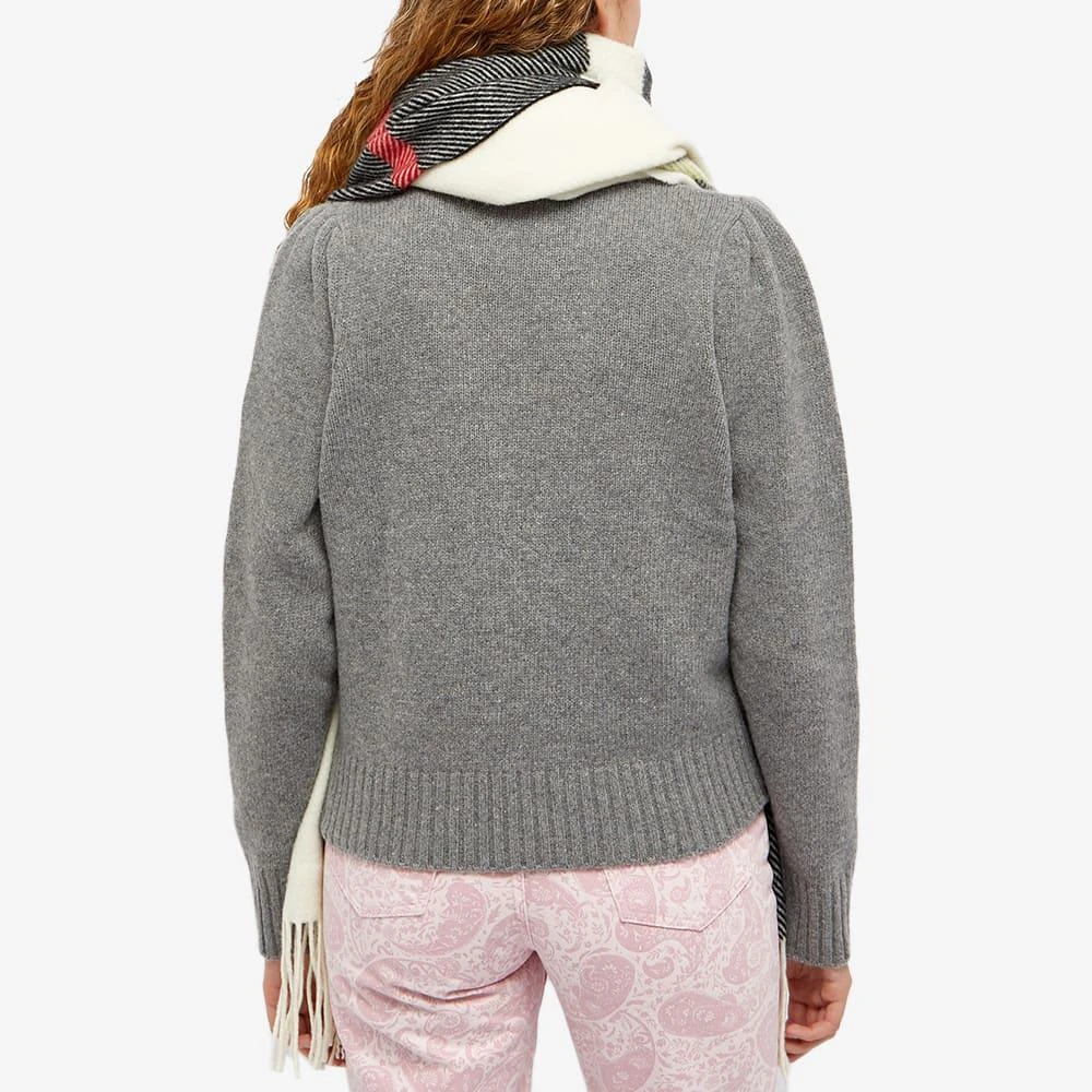 商品Ganni|GANNI Wool Mix Fringed Scarf,价格¥789,第3张图片详细描述