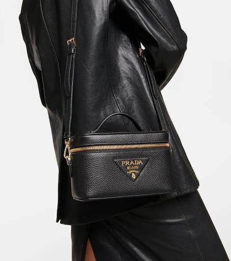 Prada Backpack Re Nylon Leather Mini Bag Prada Green In Leather