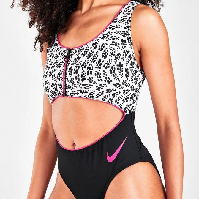 Women's Nike Party Dots Cutout One-Piece Swimsuit 商品