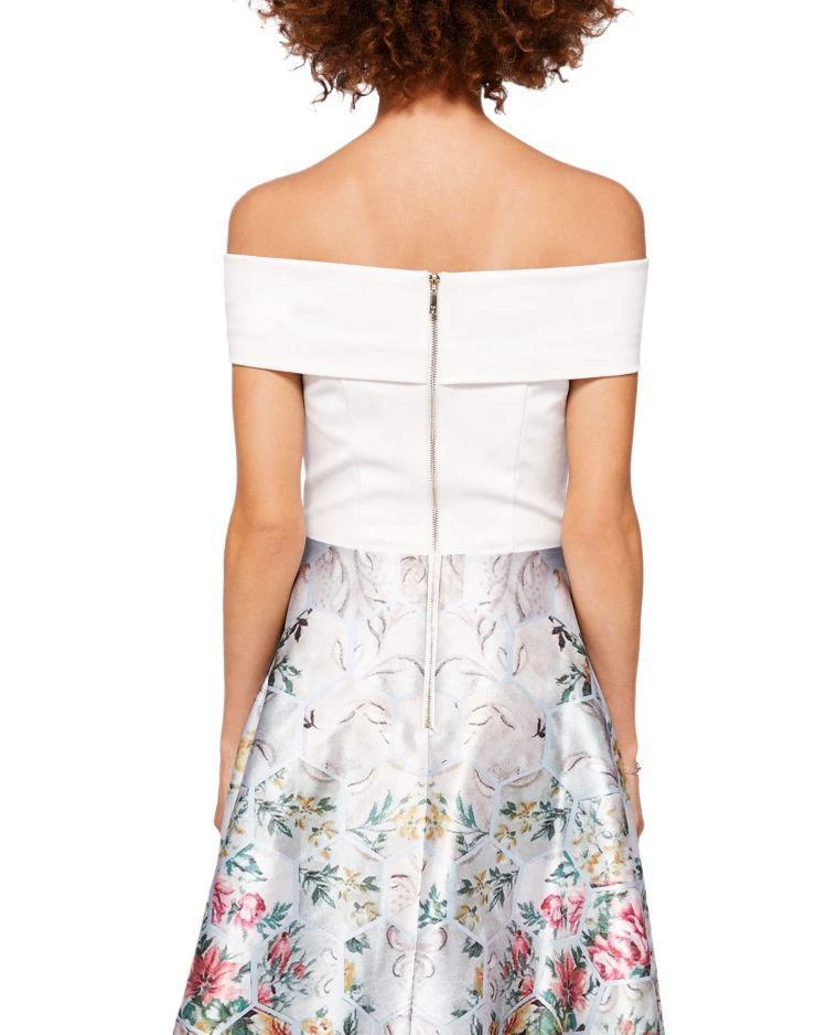 商品Ted Baker London|Atisana Patchwork Off-the-Shoulder Dress,价格¥1170,第4张图片详细描述