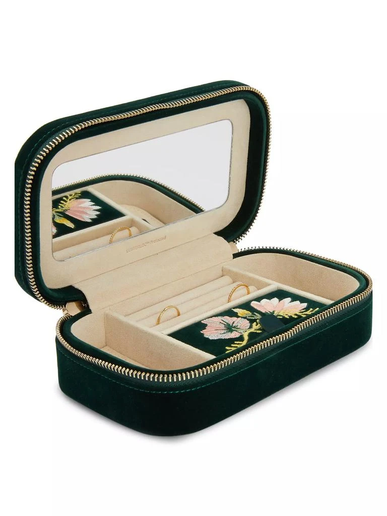 商品Wolf|Zoe Embroidered Travel Zip Case,价格¥1611,第2张图片详细描述