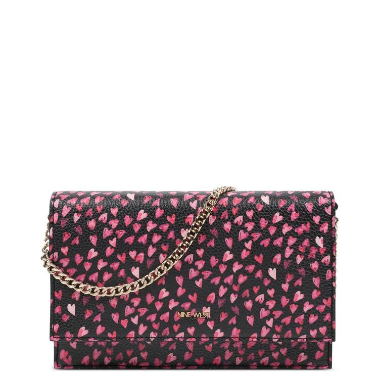 商品Nine West|爱心印花肩袋,价格¥370,第2张图片详细描述
