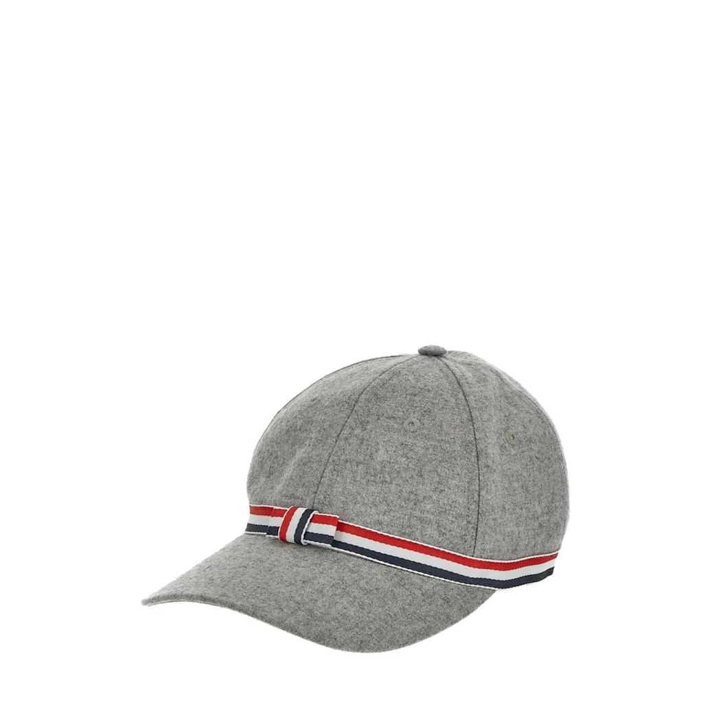 商品Thom Browne|THOM BROWNE 4-BAR BOW BASEBALL CAP,价格¥3883,第3张图片详细描述