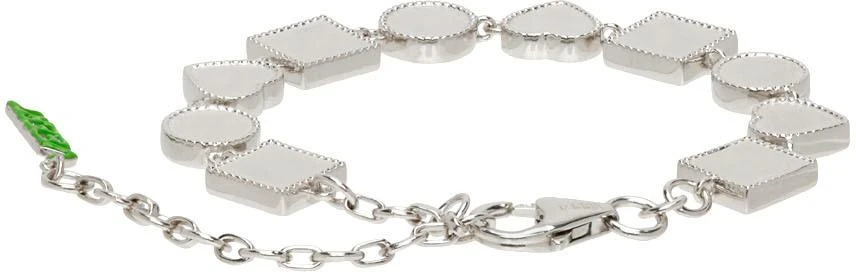 商品VEERT|White Gold 'The Shape' Bracelet,价格¥1616,第4张图片详细描述