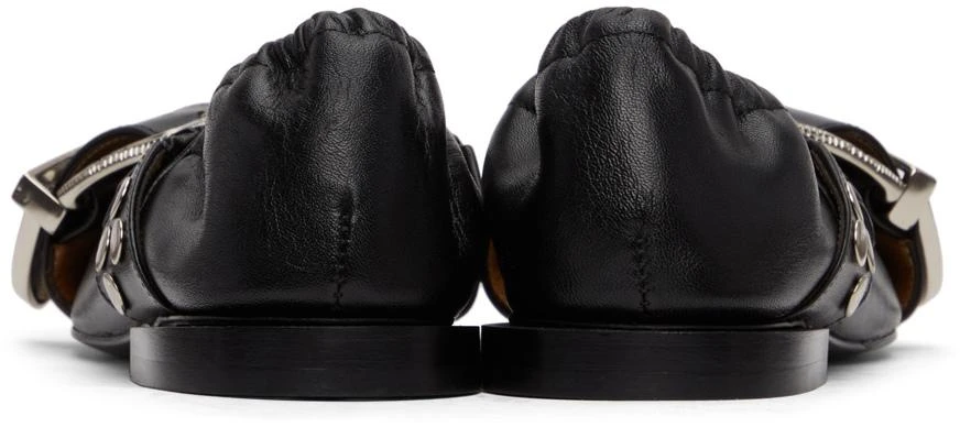 商品Toga Pulla|Black Leather Ballerina Flats,价格¥1455,第4张图片详细描述