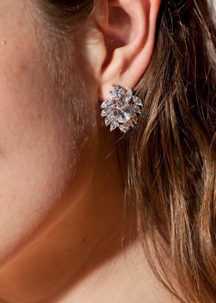 Marilyn star cluster earrings商品第2张图片规格展示