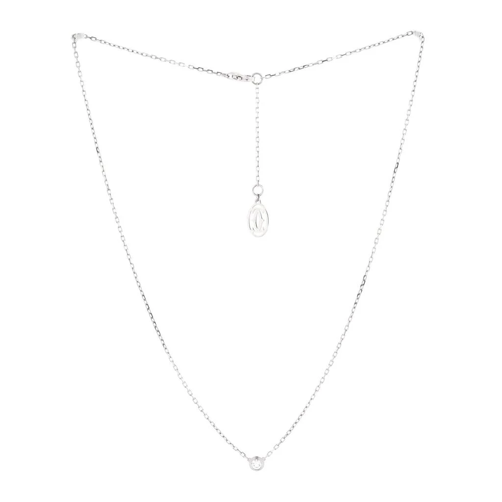 商品[二手商品] Cartier|D'Amour Pendant Necklace 18K White Gold with Diamond Small,价格¥7166,第2张图片详细描述