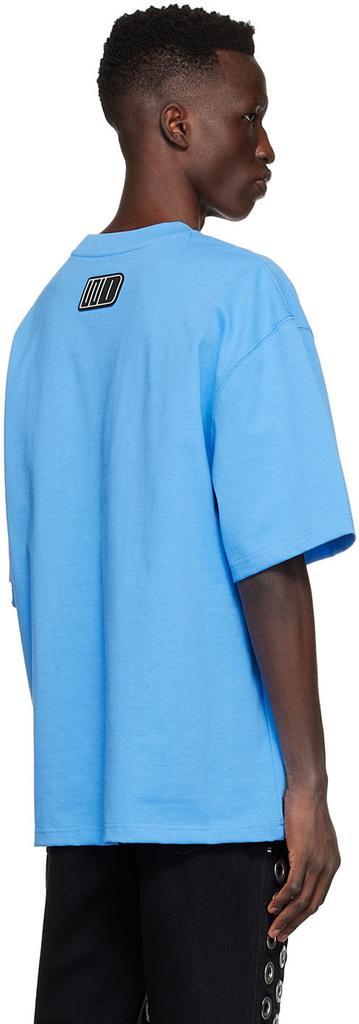 商品We11done|Blue Cotton T-Shirt,价格¥891,第5张图片详细描述
