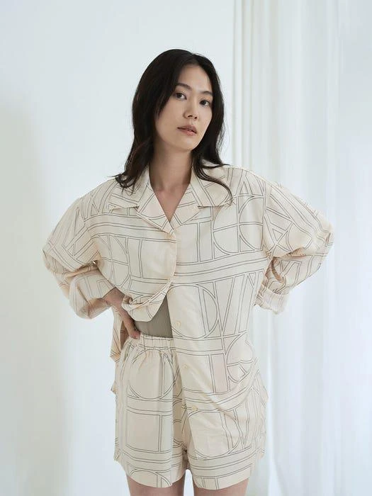 商品Slowy|Beding Pajama Set-up Pants,价格¥536,第1张图片