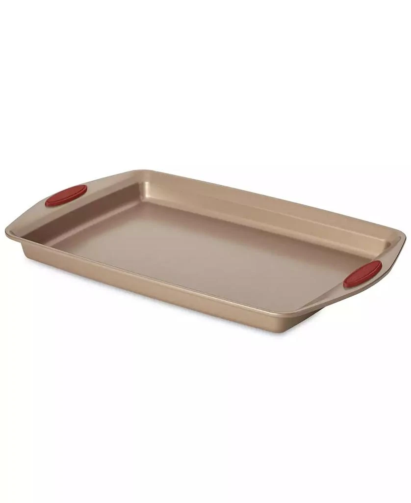 商品Rachael Ray|Cucina 4-Pc. Cranberry Red Nonstick Bakeware Set,价格¥482,第2张图片详细描述