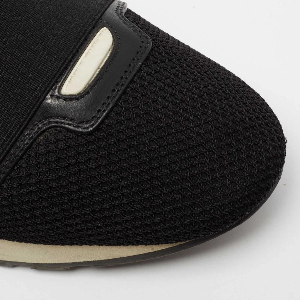 Balenciaga Black Leather And Mesh Runner Sneakers Size 40 商品
