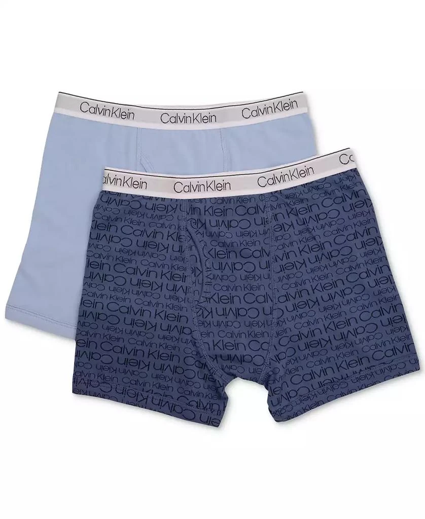 商品Calvin Klein|男童纯棉四角内裤2件装, 小童&大童,价格¥33,第1张图片
