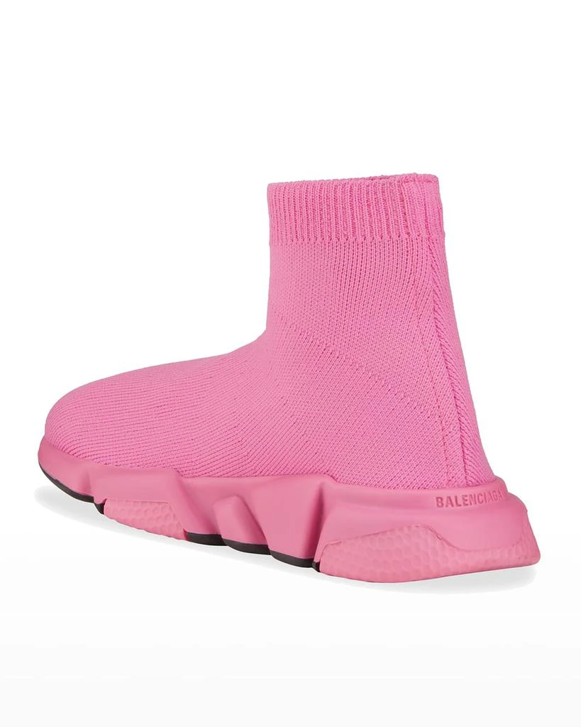 商品Balenciaga|Kid's Knit Sock Trainer Sneakers, Pink,价格¥3475,第4张图片详细描述