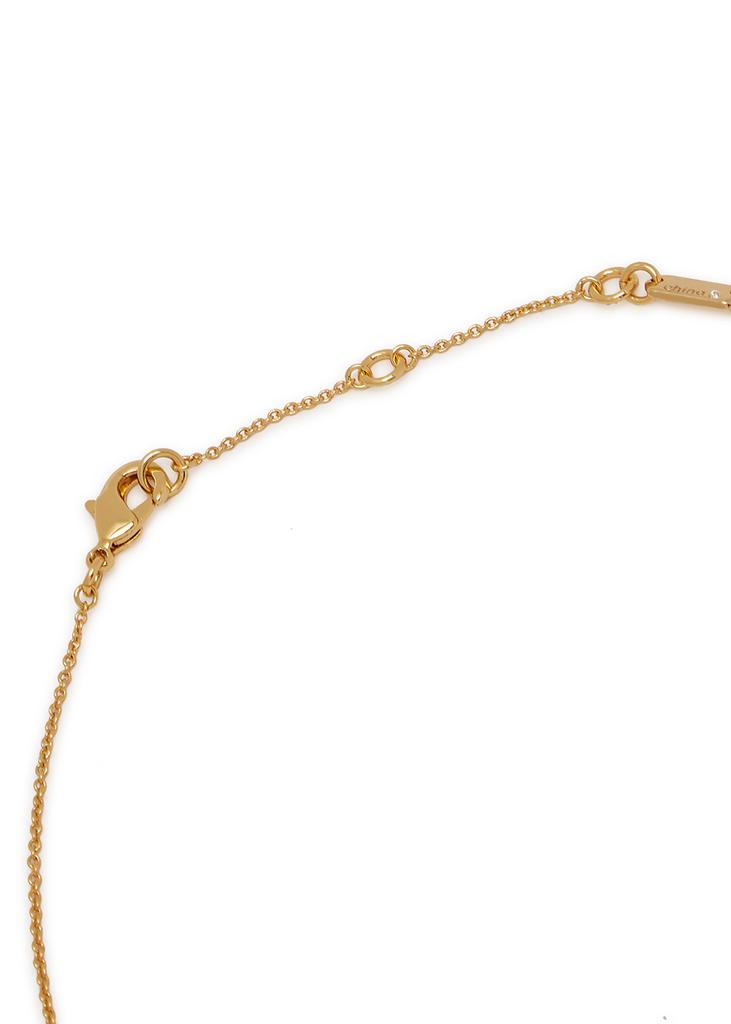 Halo embellished gold-tone necklace商品第4张图片规格展示